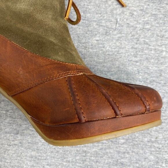 Rockport Booties Womens 8.5 Courtlyn Duck Upper Leather Adiprene Lined Roll Down - Picture 11 of 16